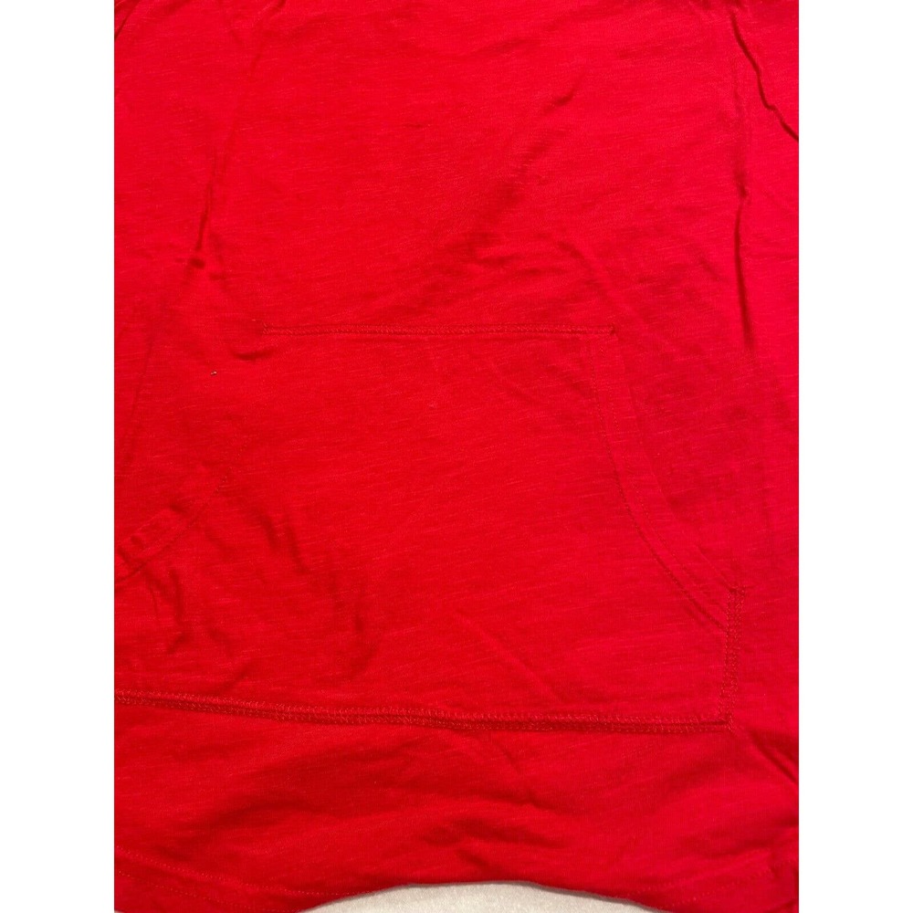 No Boundaries Size XXL 19 Juniors Red Hooded Sweater Top Pockets Pullover Hoodie - Picture 9 of 9